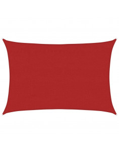 Vela Parasole 160 g/m² Rossa 4x5 m in HDPE 2