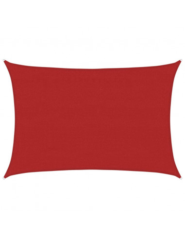 Vela Parasole 160 g/m² Rossa 4x5 m in HDPE