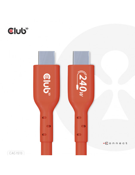 CLUB3D CAC-1513 cavo USB USB 2.0 3 m USB C Arancione