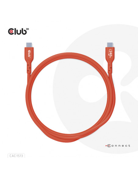 CLUB3D CAC-1513 cavo USB USB 2.0 3 m USB C Arancione