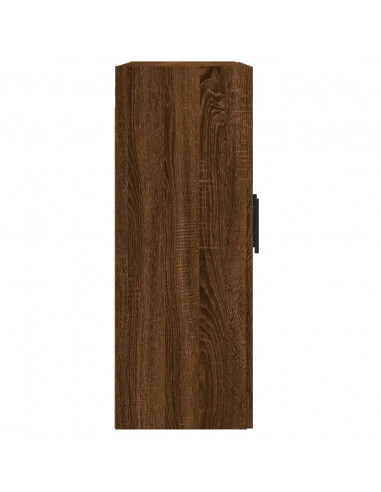 Armadietti a Parete 2 pz Rovere Marrone in Legno Multistrato