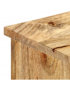 Credenza 100x35x60 cm in Legno Massello di Mango