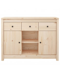 Credenza 100x35x74,5 cm in Legno Massello di Pino