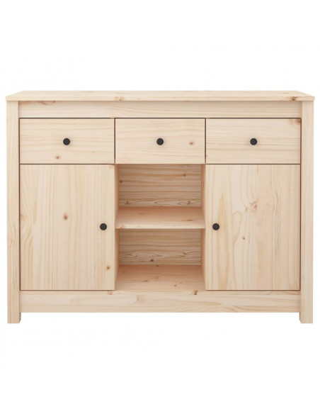 Credenza 100x35x74,5 cm in Legno Massello di Pino