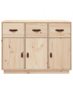 Credenza 100x40x75 cm in Legno Massello di Pino