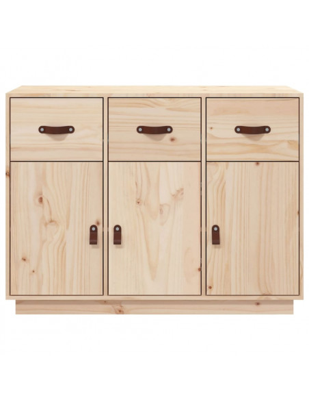 Credenza 100x40x75 cm in Legno Massello di Pino