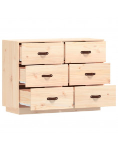 Credenza 100x40x75 cm in Legno Massello di Pino