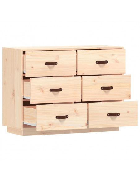 Credenza 100x40x75 cm in Legno Massello di Pino