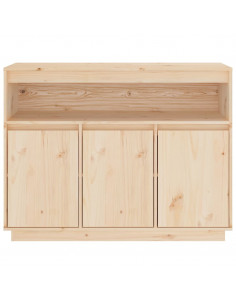 Credenza 104,5x34x80 cm in Legno Massello di Pino