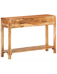 Credenza 110x30x75 cm in Legno Massello di Acacia