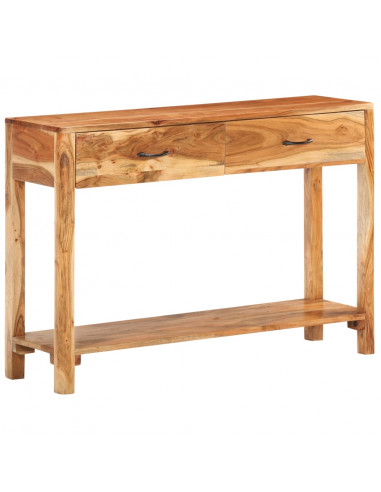 Credenza 110x30x75 cm in Legno Massello di Acacia