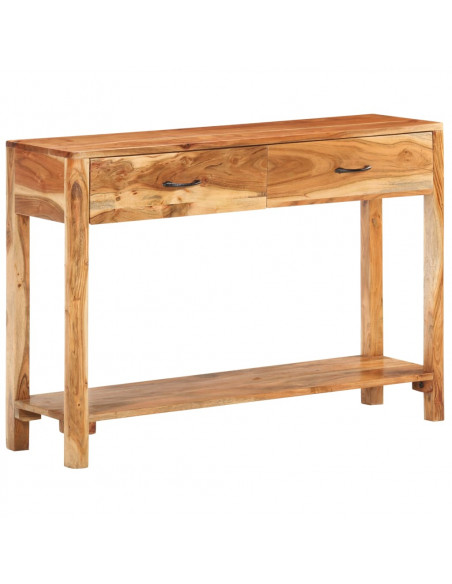 Credenza 110x30x75 cm in Legno Massello di Acacia