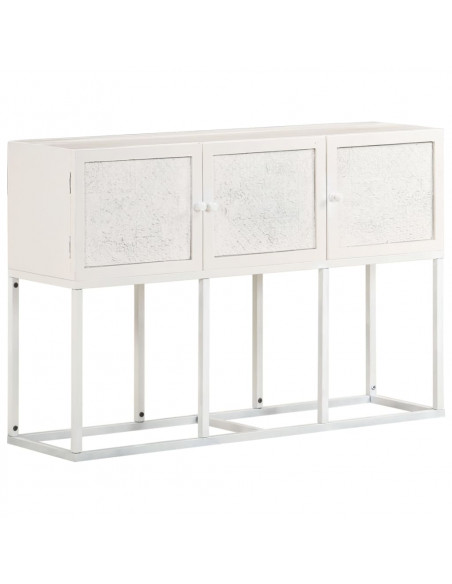 Credenza 115x30x76 cm in Legno Massello di Mango