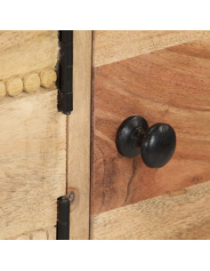 Credenza 115x35x75 cm in Legno Massello di Acacia