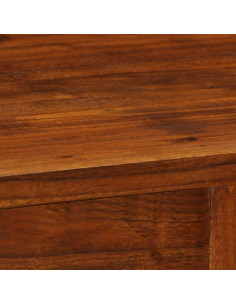 Credenza 115x35x86 cm Legno Massello di Acacia