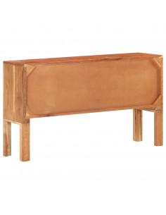 Credenza 116x30x66 cm in Legno Massello di Acacia