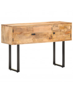 Credenza 116x35x75 cm in Legno Massello di Mango