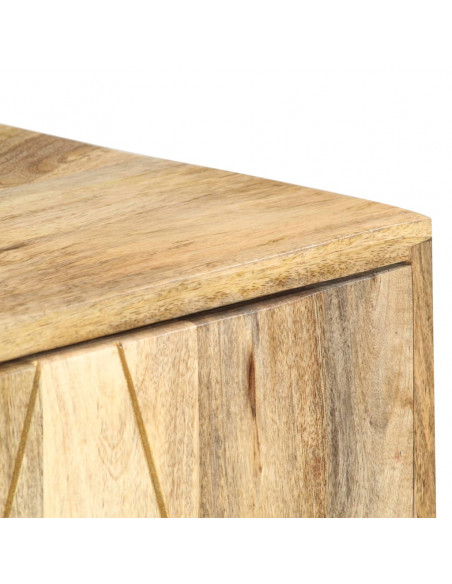 Credenza 118x30x75 cm in Legno Massello di Mango
