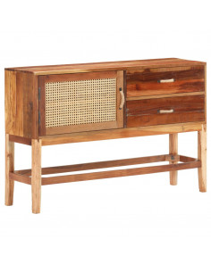 Credenza 118x30x76 cm in Legno Massello di Recupero