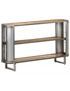 Credenza 120x30x73 cm in Legno Massello di Mango