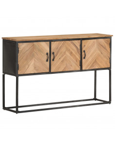 Credenza 120x30x75 cm in Legno Massello di Acacia