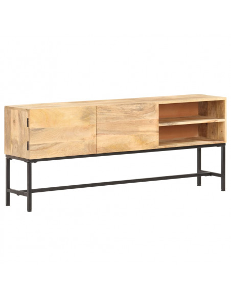 Credenza 145x30x60 cm in Legno Massello di Mango
