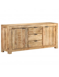 Credenza 175x40x75 cm in Legno di Mango Grezzo