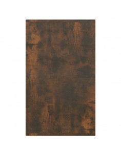 Credenza 3 Cassetti Rovere Fumo 120x41x75 cm Legno Multistrato