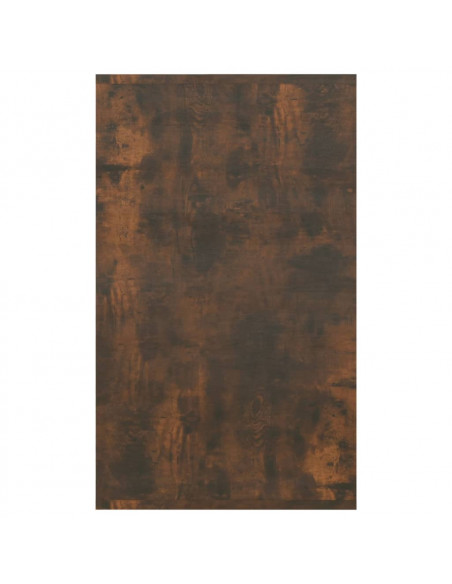 Credenza 3 Cassetti Rovere Fumo 120x41x75 cm Legno Multistrato