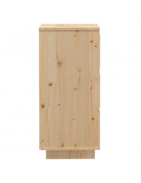 Credenza 32x34x75 cm in Legno Massello di Pino