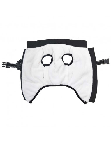 Cappotto Cani con Imbracatura Impermeabile Riflettente Nero M