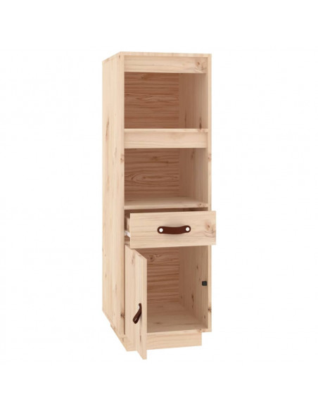 Credenza 34x40x108,5 cm in Legno Massello di Pino