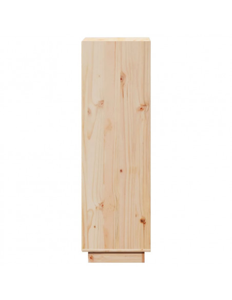 Credenza 37x34x110 cm in Legno Massello di Pino