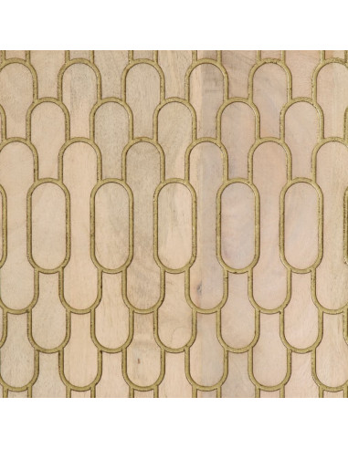 Credenza 40x33x110 cm in Legno Massello di Mango