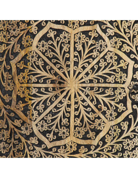 Credenza 40x33x75 cm in Legno Massello di Mango