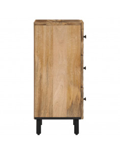 Credenza 40x33x75 cm in Legno Massello di Mango