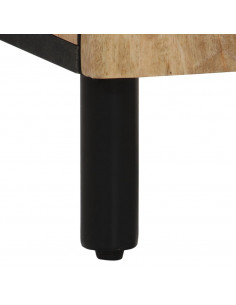 Credenza 40x33x75 cm in Legno Massello di Mango