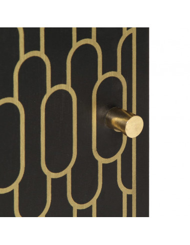 Credenza 40x33x75 cm in Legno Massello di Mango