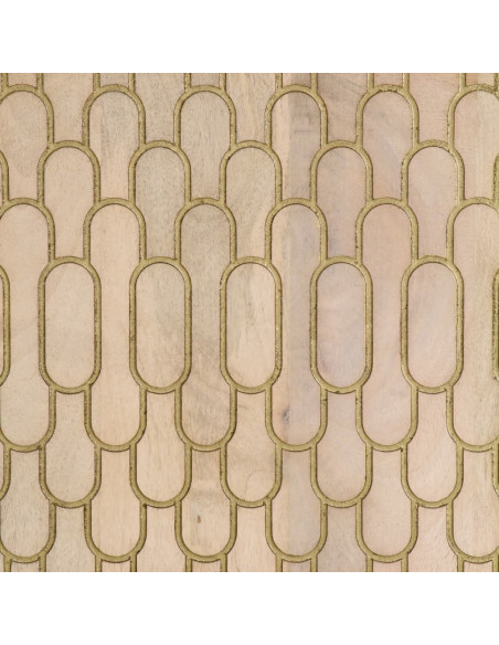 Credenza 40x33x75 cm in Legno Massello di Mango