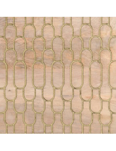 Credenza 40x33x75 cm in Legno Massello di Mango