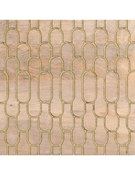 Credenza 40x33x75 cm in Legno Massello di Mango