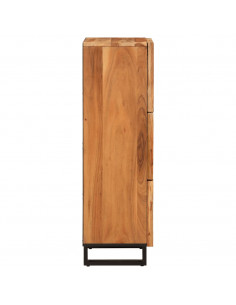 Credenza 40x34x110 cm in Legno Massello d'Acacia