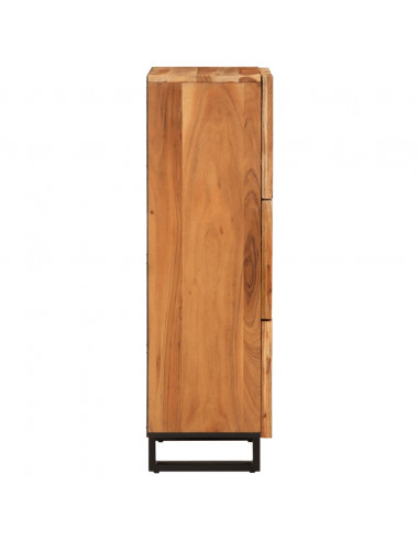 Credenza 40x34x110 cm in Legno Massello d'Acacia