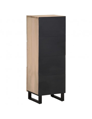 Credenza 40x34x110 cm in Legno Massello di Mango