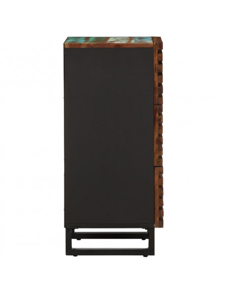 Credenza 40x34x75 cm in Legno Massello di Acacia