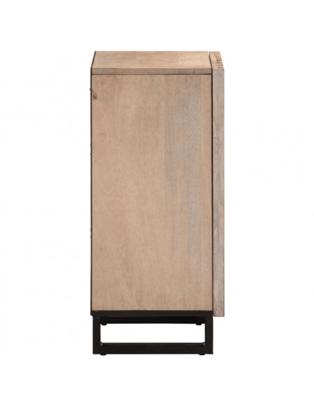 Credenza 40x34x75 cm in Legno Massello di Mango