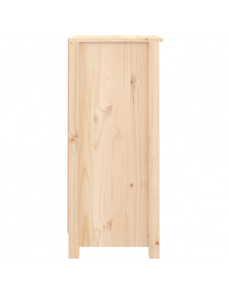 Credenza 40x35x80 cm in Legno Massello di Pino