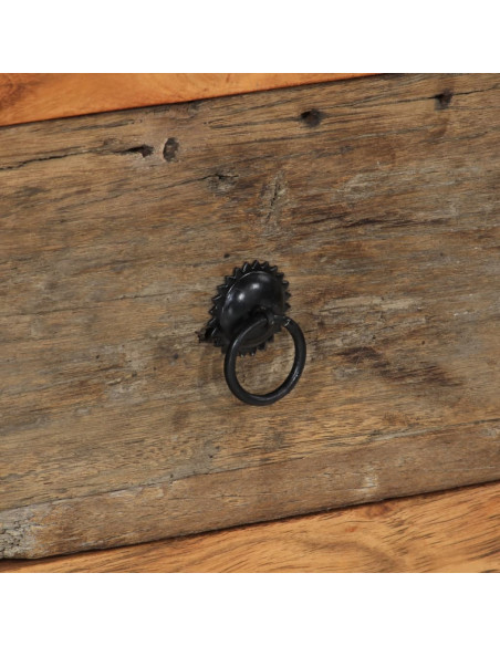 Credenza 55x33x75 cm in Legno Massello di Acacia