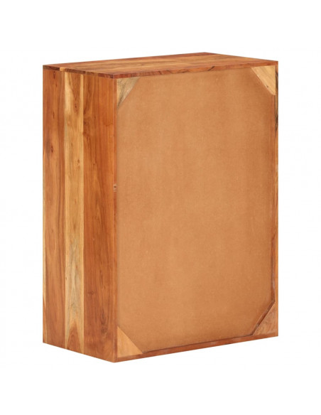 Credenza 55x33x75 cm in Legno Massello di Acacia