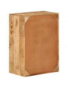 Credenza 55x33x75 cm in Legno Massello di Mango